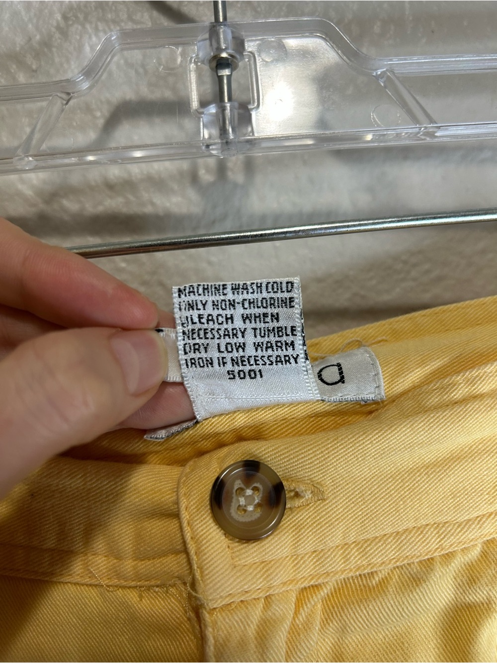 Vintage Butter Yellow Pleated Trouser Shorts High Rise Cuffed Tailored Summer - Picture 4 of 5